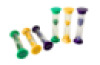 Set of 30 Mini Sand Timers – Class Pack (10×1 min. 10×3 min. 10×5 min.)