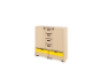 Storage Unit X with shelves and doors + deep cardboard trays & container - Eko