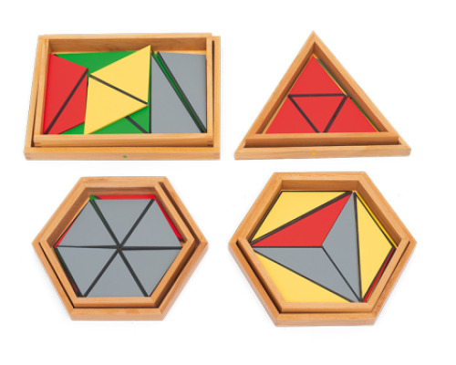 Colourful construction triangles