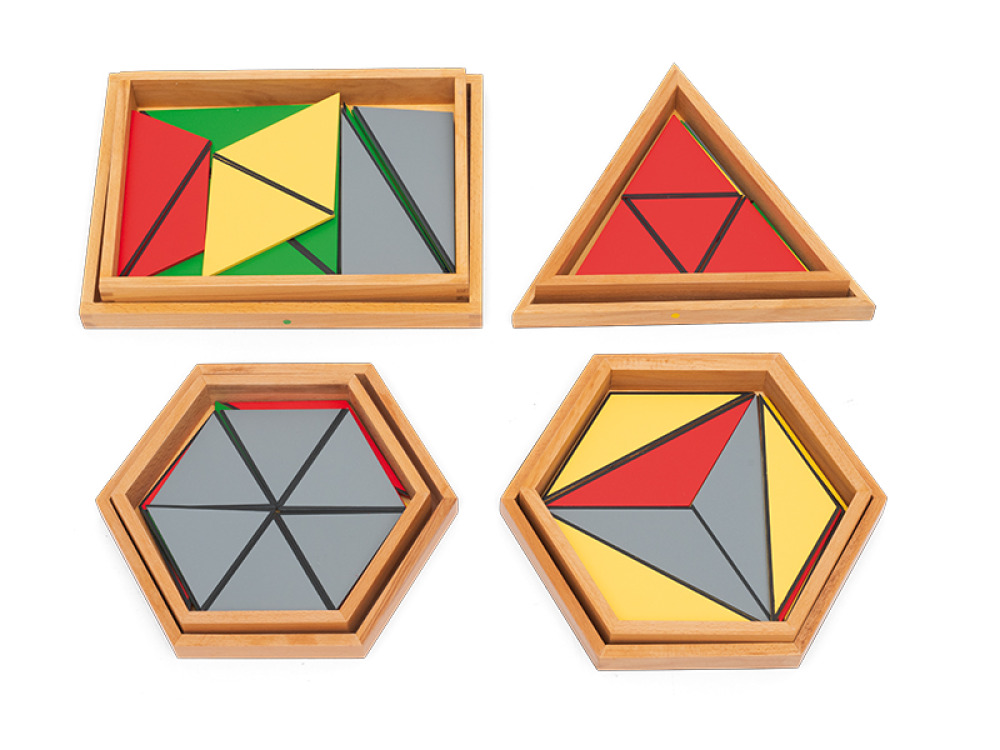 Colourful construction triangles