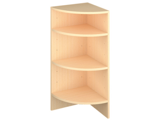Corner cabinet L - Beech