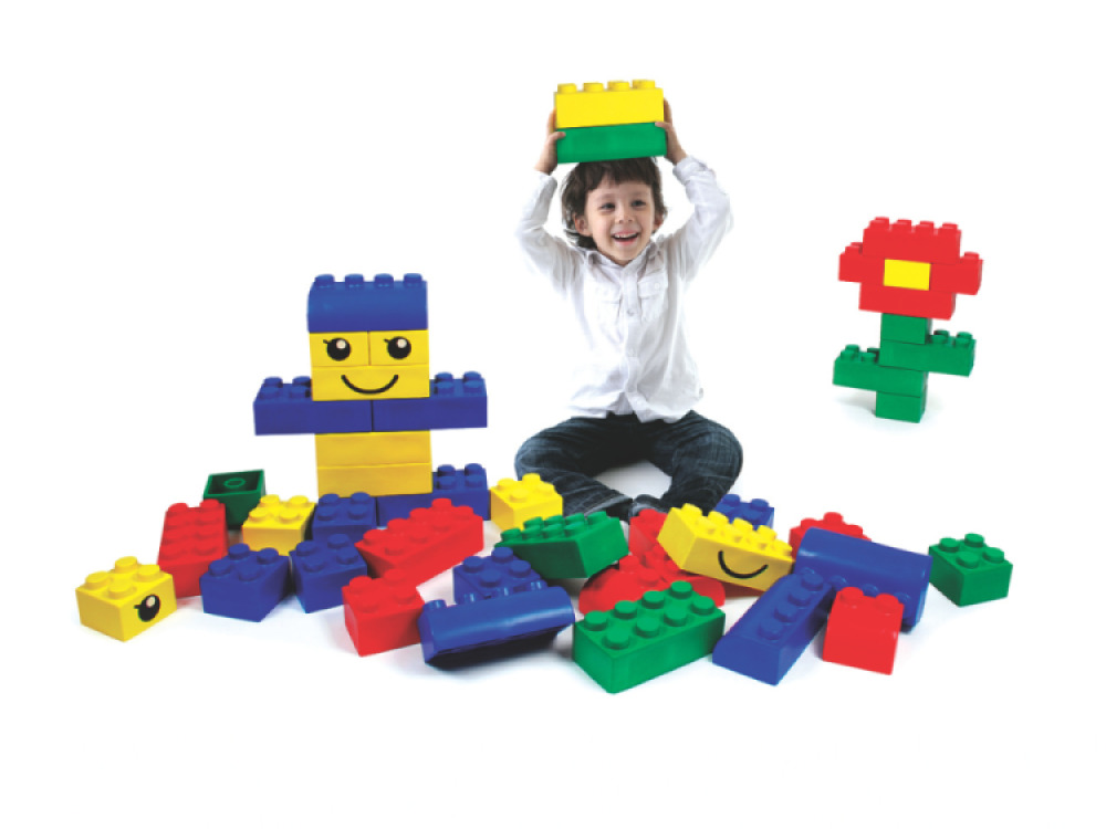 Wise Big Block Set Primary Colours