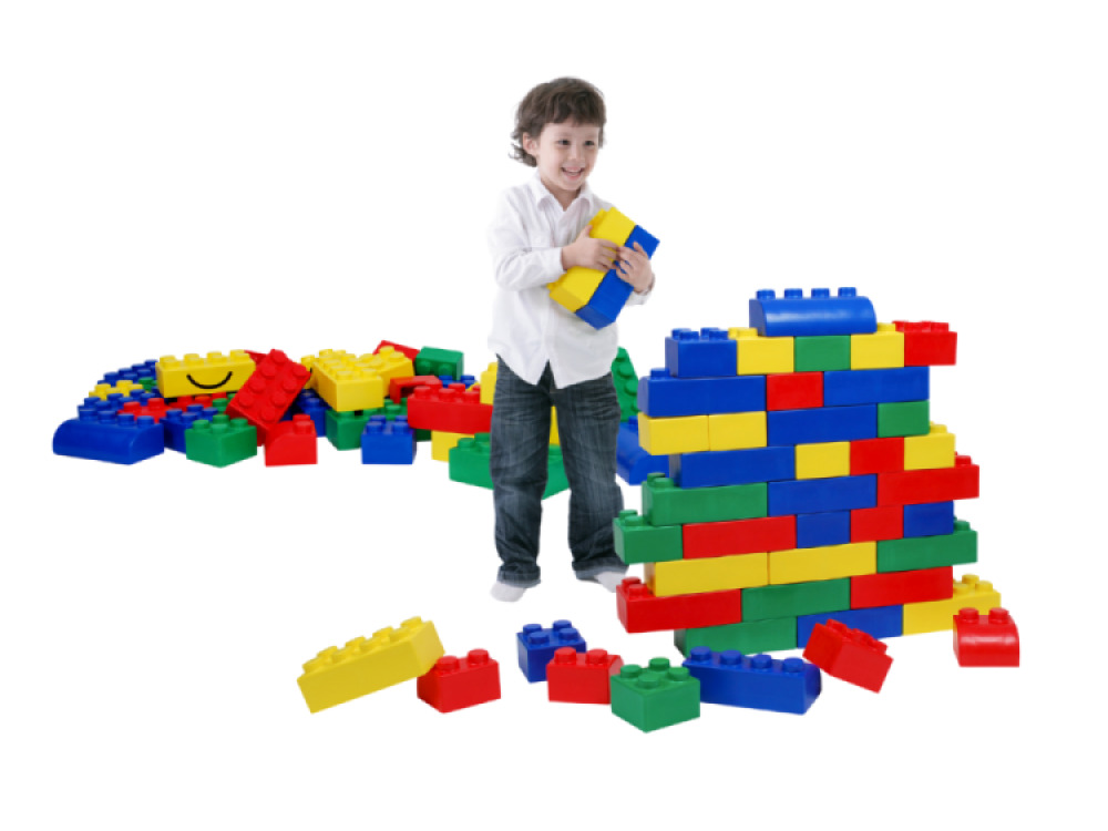 Wise Big Block Set Primary Colours