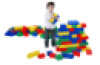 Wise Big Block Set Primary Colours