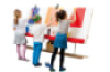 Wall easel