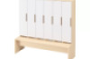 Doors with handle for cloakroom Vita 6 - White