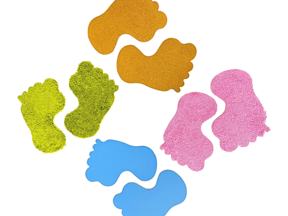 Textured Feet – Set of 8