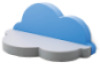 Cloud bridge. Foam obstacle course with slide