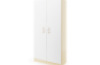 Prima. Large wardrobe, white, birch