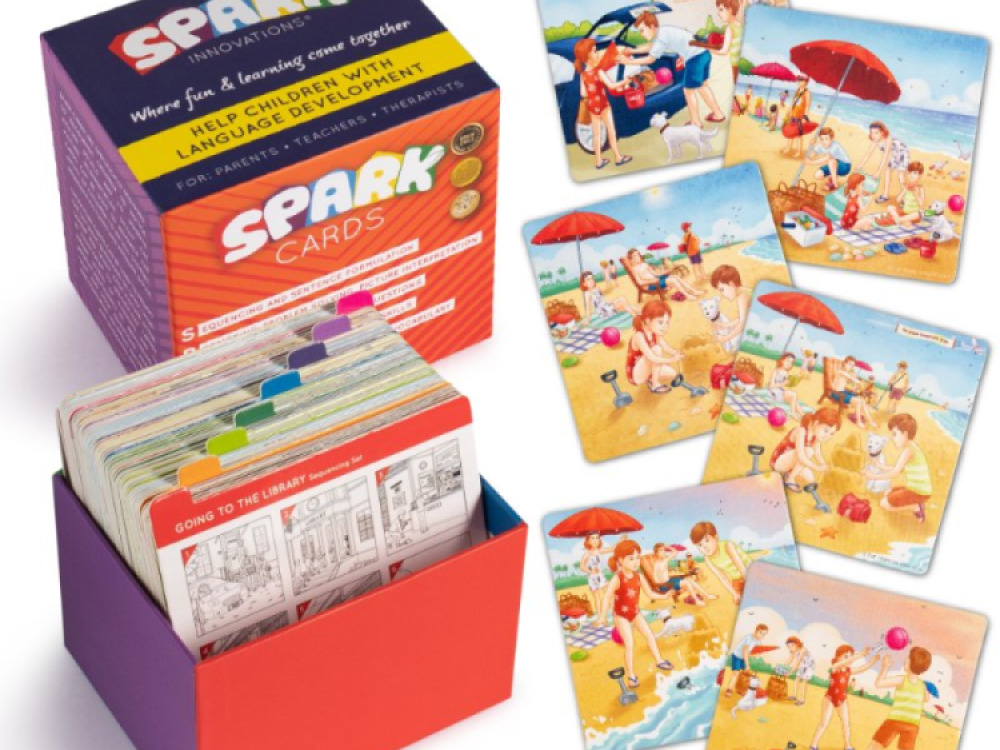 Spark Sequence & Storytelling Cards for Speech Therapy Set 1