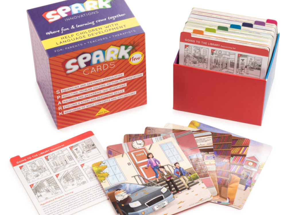 Spark Sequence & Storytelling Cards for Speech Therapy Set 1