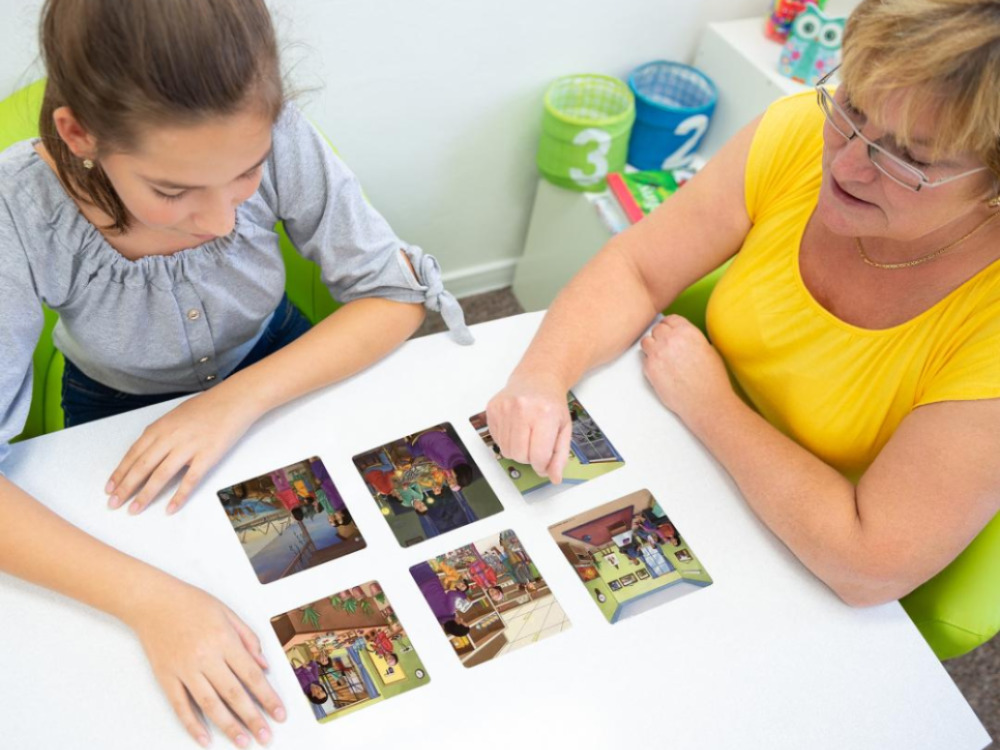 Spark Sequence & Storytelling Cards for Speech Therapy Set 1
