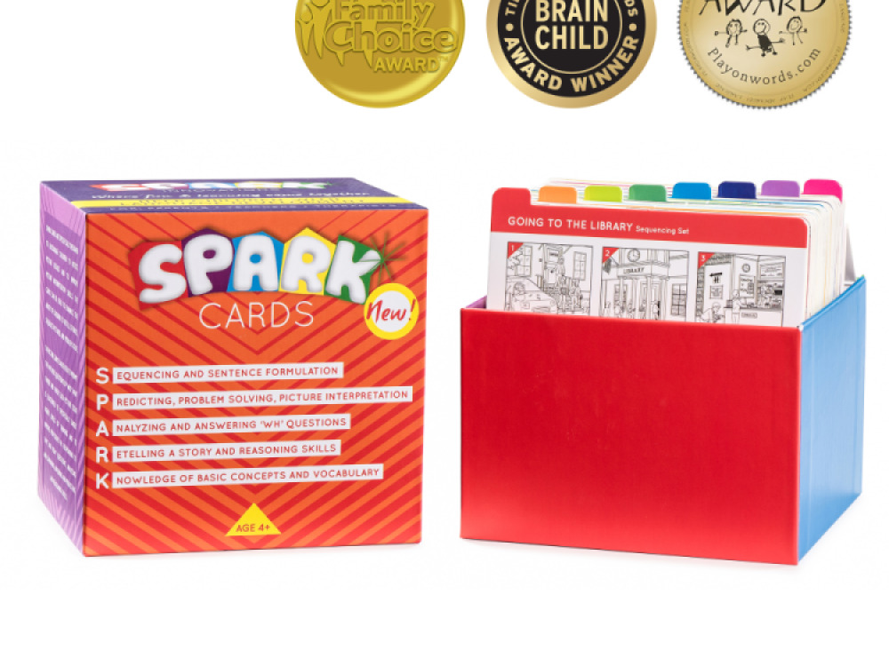 Spark Sequence & Storytelling Cards for Speech Therapy Set 1