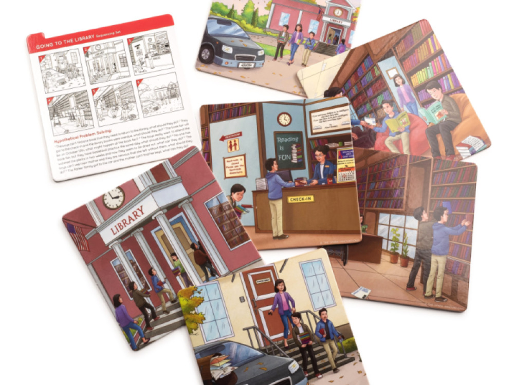 Spark Sequence & Storytelling Cards for Speech Therapy Set 1