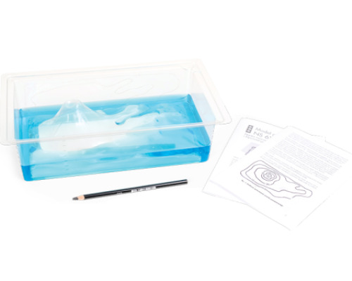 3D mountain model. Topography