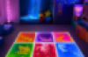 Set of 6 Liquid Floor Tiles 50x50cm (6 Colours)