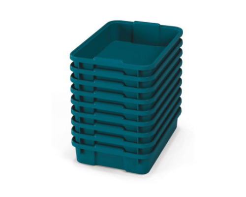 Small plastic containers - eco blue-green - 09
