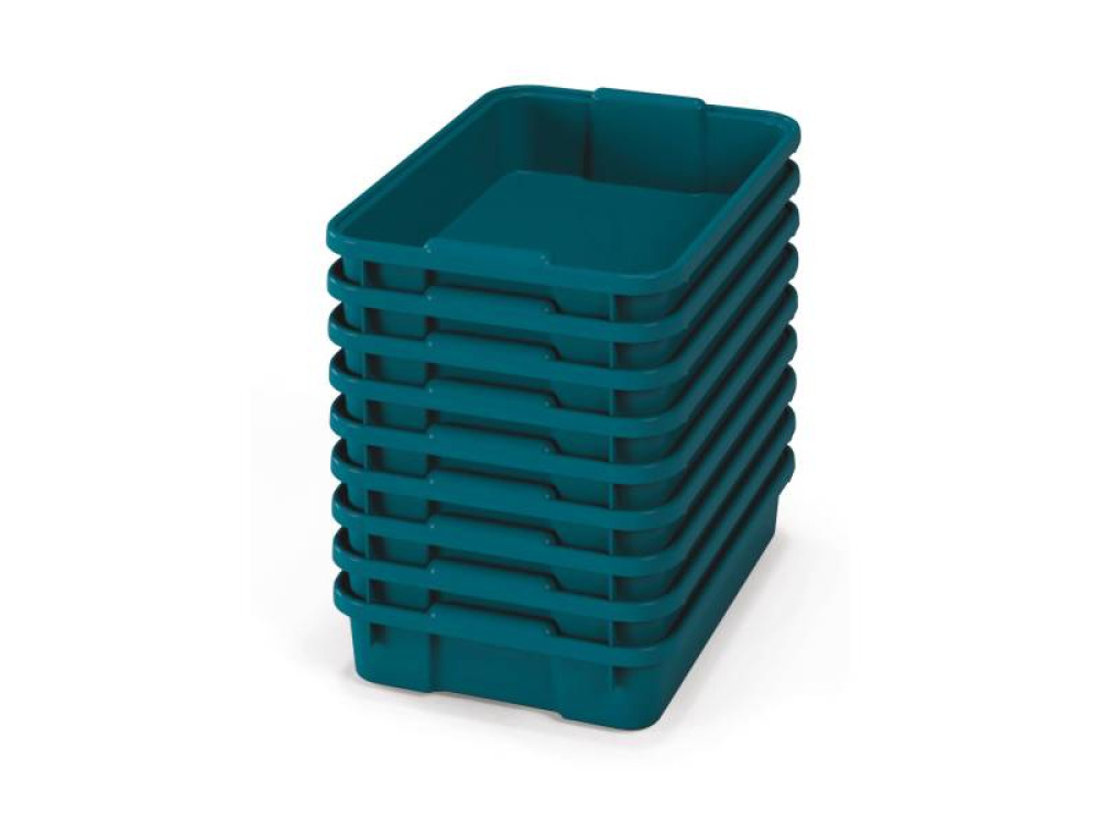 Small plastic containers - eco blue-green - 09