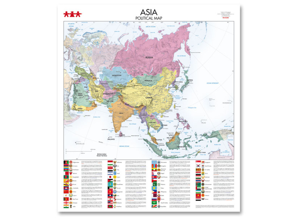 Asia. Political Map