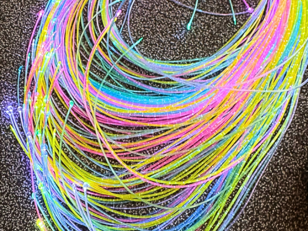 Coloured Fibre Optic Tails 1.5m x 150 tails