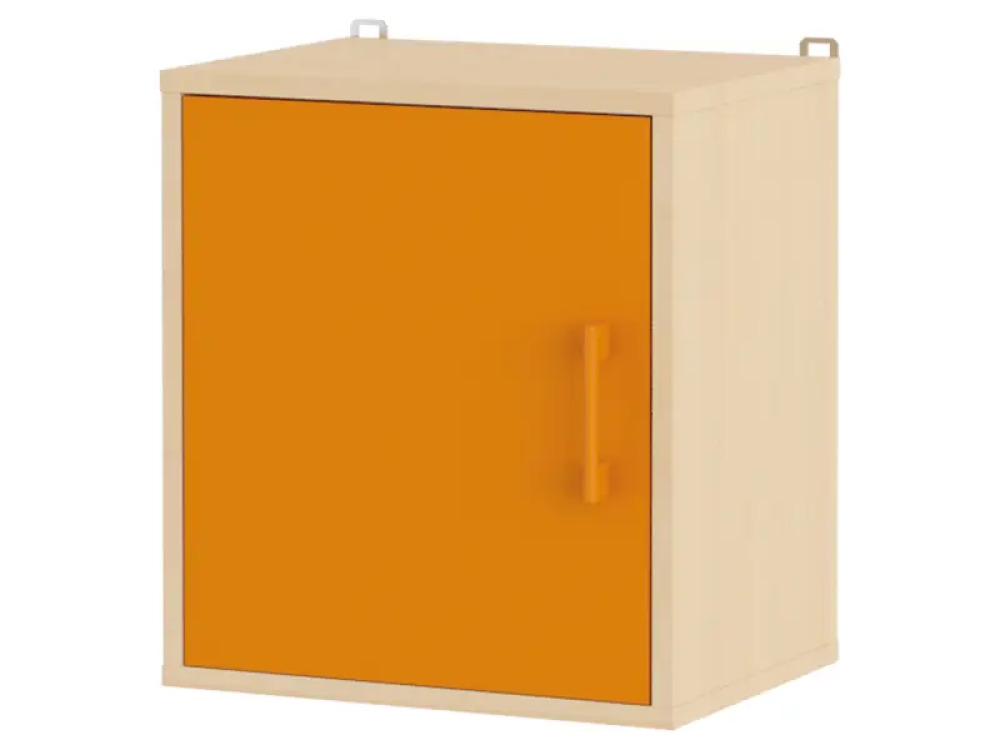 Small hanging cabinet with door with door. Orange. Fresh Collection