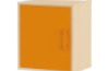 Small hanging cabinet with door with door. Orange. Fresh Collection