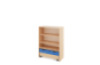 Storage Unit X with shelves + containers - Blue