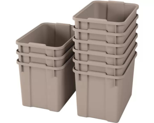Extra large plastics containters - eco baige - 09