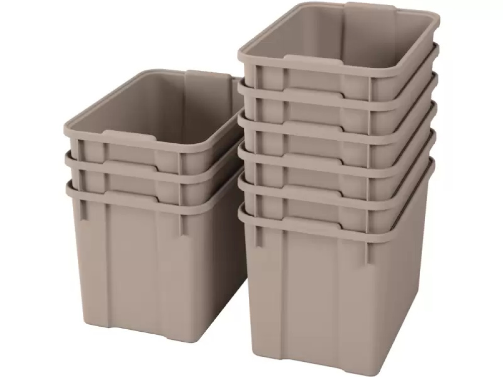 Extra large plastics containters - eco baige - 09