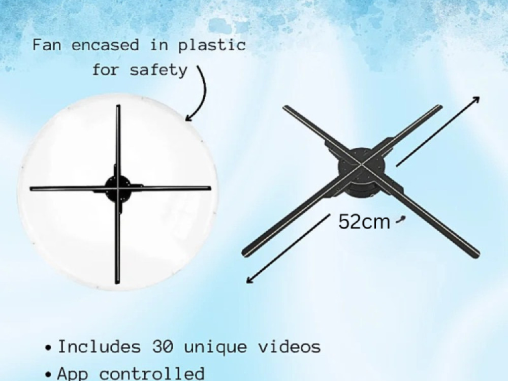 3D Hologram – 52cm