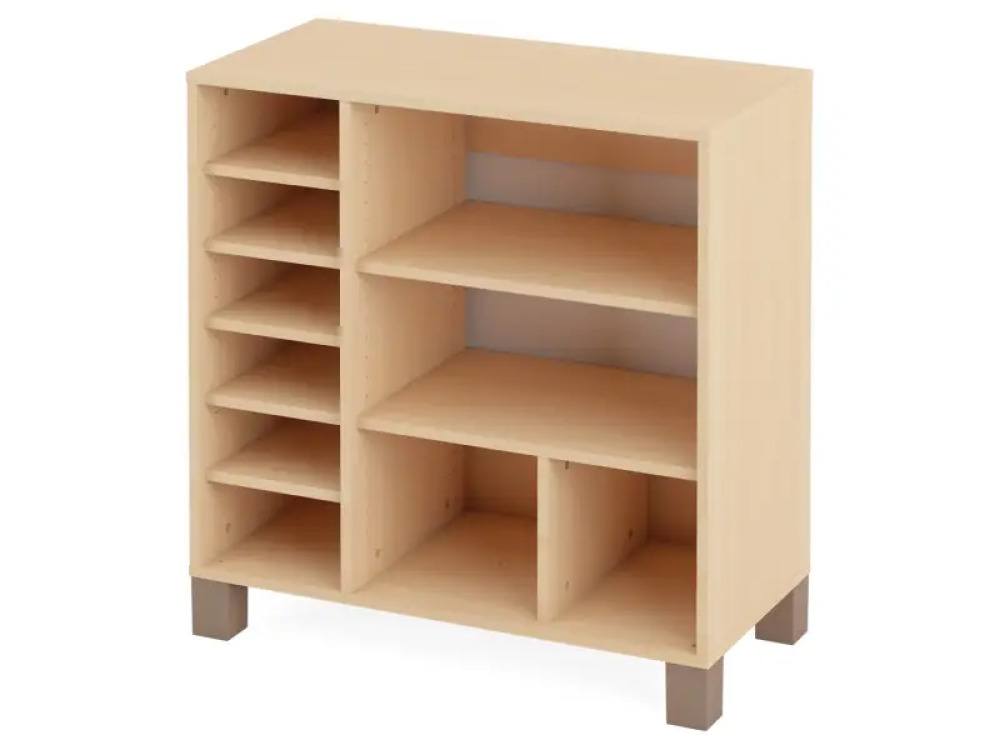 Large cabinet with shelves. Birch. Fresh Collection