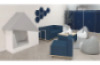 Cubo. Calming Hiding House grey-white