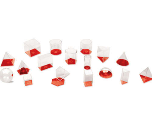 Large geometric transparent shapes