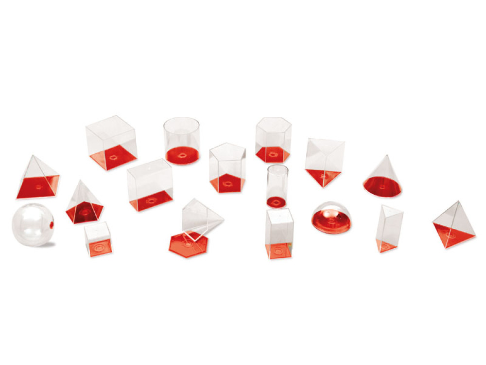 Large geometric transparent shapes