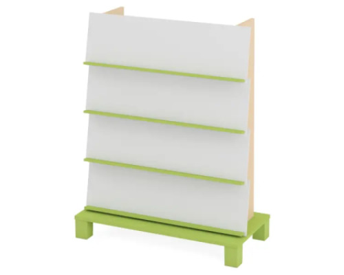 Double-sided bookcase 1. Green. Fresh Collection