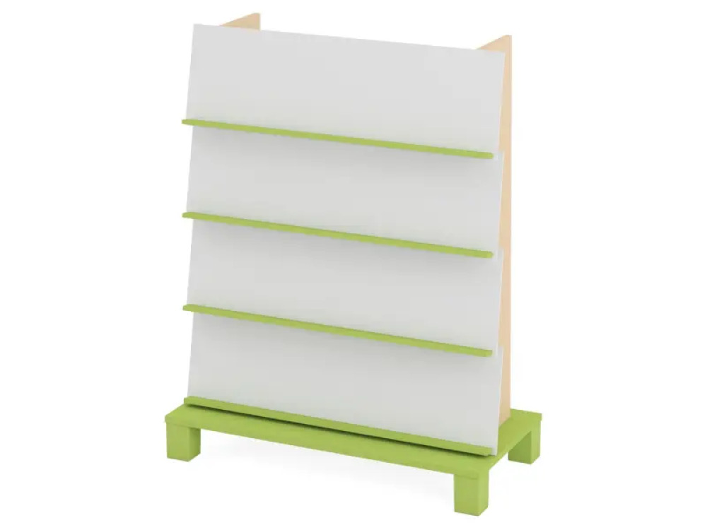 Double-sided bookcase 1. Green. Fresh Collection