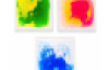 LED Liquid Floor Pod – Square Set of 3