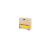 Storage Unit M with shelves + doors & container - Beech