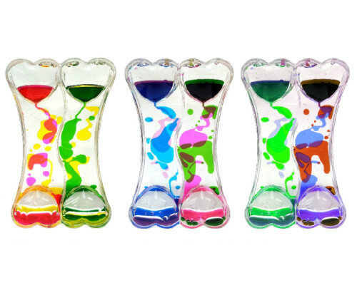 Liquid Timers Double 3 Asst. Colours (3 Provided)