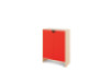 Storage Unit X with shelves + doors - Red