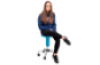 Mobile stool (blue)