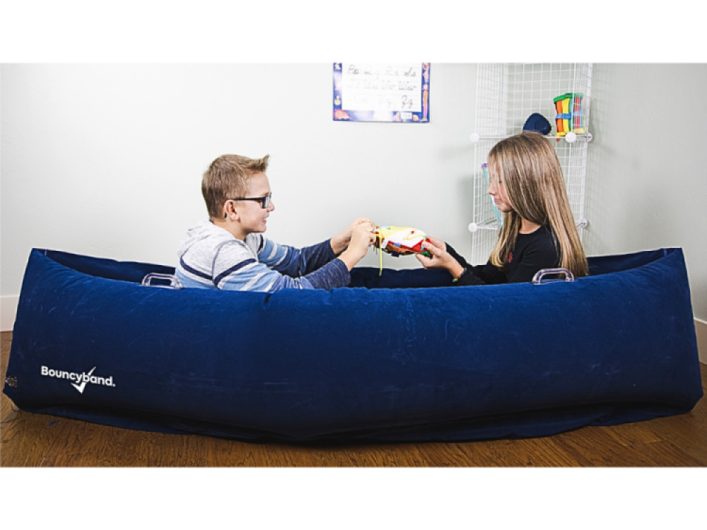 Bouncyband Hugging Inflatable Peapod Sensory Hug Canoe 2mtr/Blue