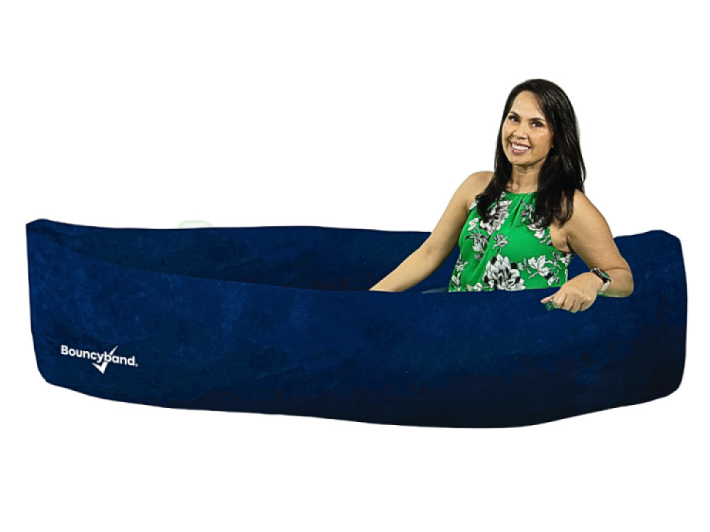 Bouncyband Hugging Inflatable Peapod Sensory Hug Canoe 2mtr/Blue