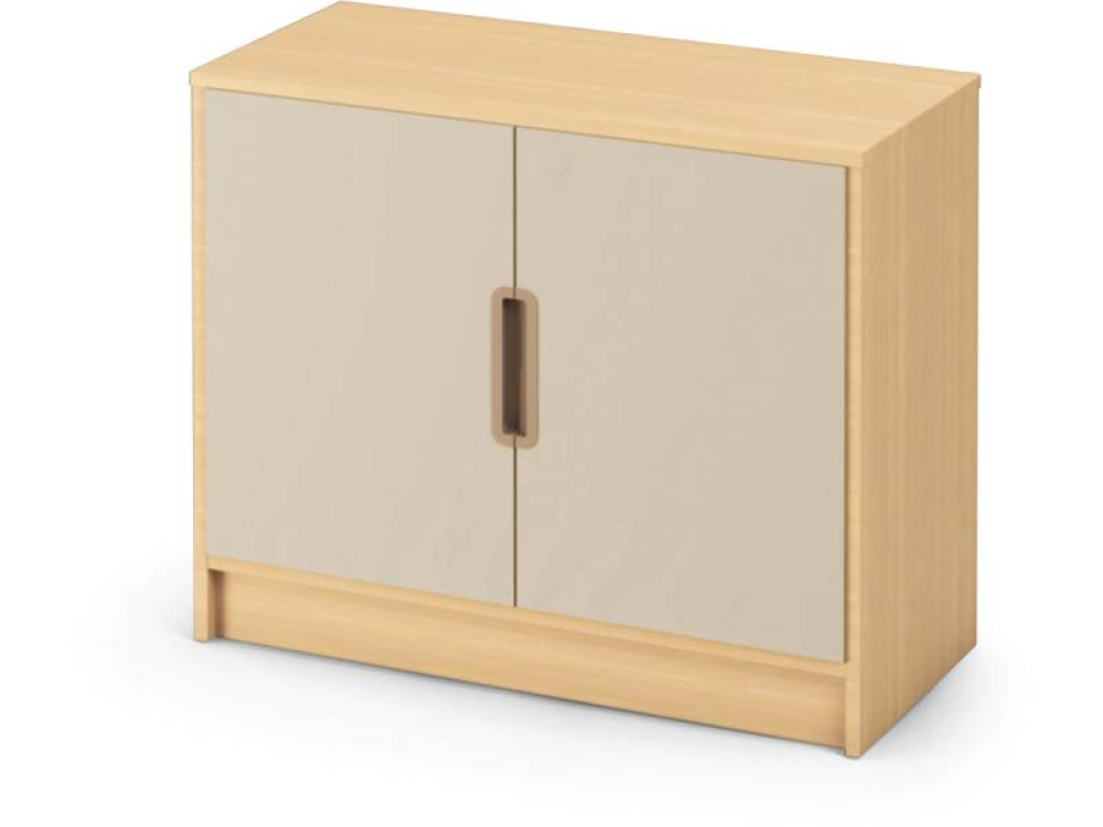 Storage Unit 92 with shelves and doors - Sand - M