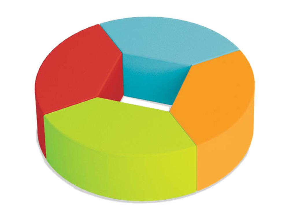 Circle. Foam seating set Snake