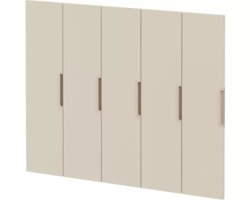 Doors with handle for cloakroom Vita 5 - Sand