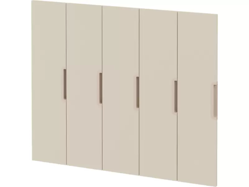 Doors with handle for cloakroom Vita 5 - Sand