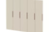 Doors with handle for cloakroom Vita 5 - Sand
