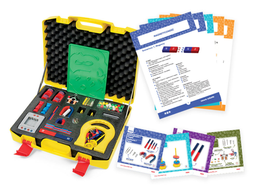 Magnetism. Science suitcase with lesson scenarios and worksheets