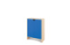 Storage Unit X with shelves + doors - Blue